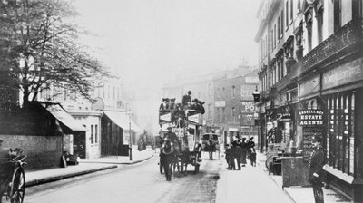 Ansicht der Church Street, Kensington, ca. 1906 von English Photographer